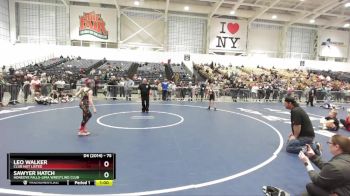 75 lbs Quarterfinal - Sawyer Hatch, Honeoye Falls-Lima Wrestling Club vs Leo Walker, Club Not Listed