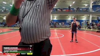 100 lbs Round 3 (16 Team) - Parker Schnoor, Askren Wrestling Academy 2 vs Mateo Gallegos, 922