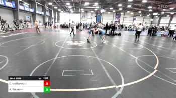 138 lbs Round Of 16 - Chancellor Mathews, CO vs Aidan Baum, MA