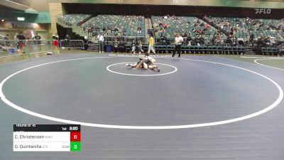 149 lbs Round Of 16 - Conway Christensen, Western Wyoming vs Qveli Quintanilla, Utah Valley