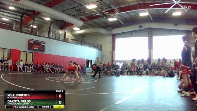 138 lbs Placement (16 Team) - Dakota Fields, Switzerland County vs Will Roberts, Rossville