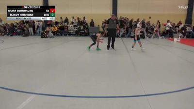 65 lbs Cons. Round 2 - Macoy Heishman, Big Game Wrestling Club vs Julian Berthiaume, Pinnacle