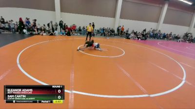 88-91 lbs Round 1 - Eleanor Adams, Best Trained Wrestling vs Sam Cantin, Austin Wrestling Academy