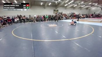 126 lbs Cons. Round 2 - Ryland Deines, ThunderRidge vs Michael Rivera Vega, Northridge