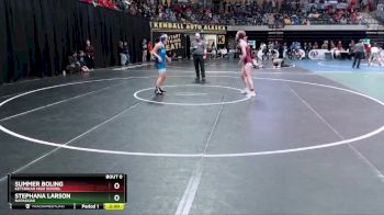 132G Champ. Round 1 - Stephana Larson, Napaskiak vs Summer Boling, Ketchikan High School