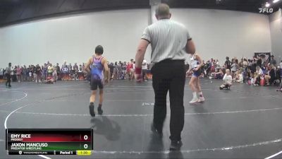 80 lbs Round 1 - Emy Rice, Prodigy vs Jaxon Mancuso, Predator Wrestling