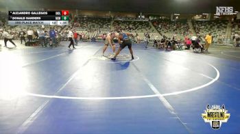 B4A-285 lbs 3rd Place Match - Alejandro Gallegos, Inola vs Donald Sanders, Mount St. Mary
