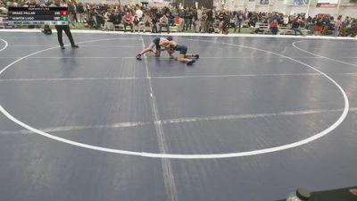 100 lbs Cons. Rd Of 16 - Hunter Lugo, Liberty Warriors Wrestling Club vs Drake Pallan, 3F Wrestling