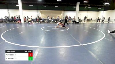 75 lbs Consolation - Michael Nicosia, PA vs Nixon Herrera, CA