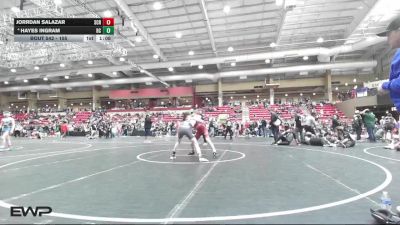 105 lbs Quarterfinal - Jorrdan Salazar, Steel City Reloaded vs Hayes Ingram, Bear Cave