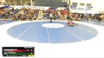 285 lbs Cons. Round 2 - Lamar Bradley, UW-Whitewater vs Sam Costello, Loras