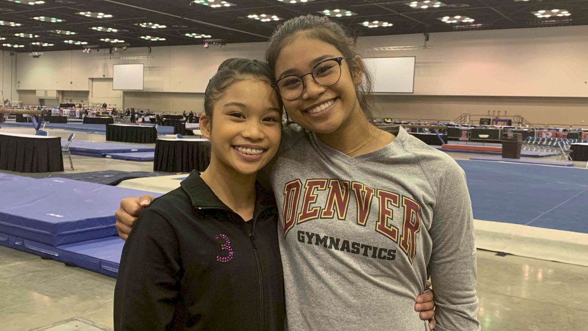 Gymnastics Is A Sister Act For Bella & Ava Mabanta