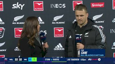 All Blacks Captain Sam Cane "We're Extremely Disappointed"