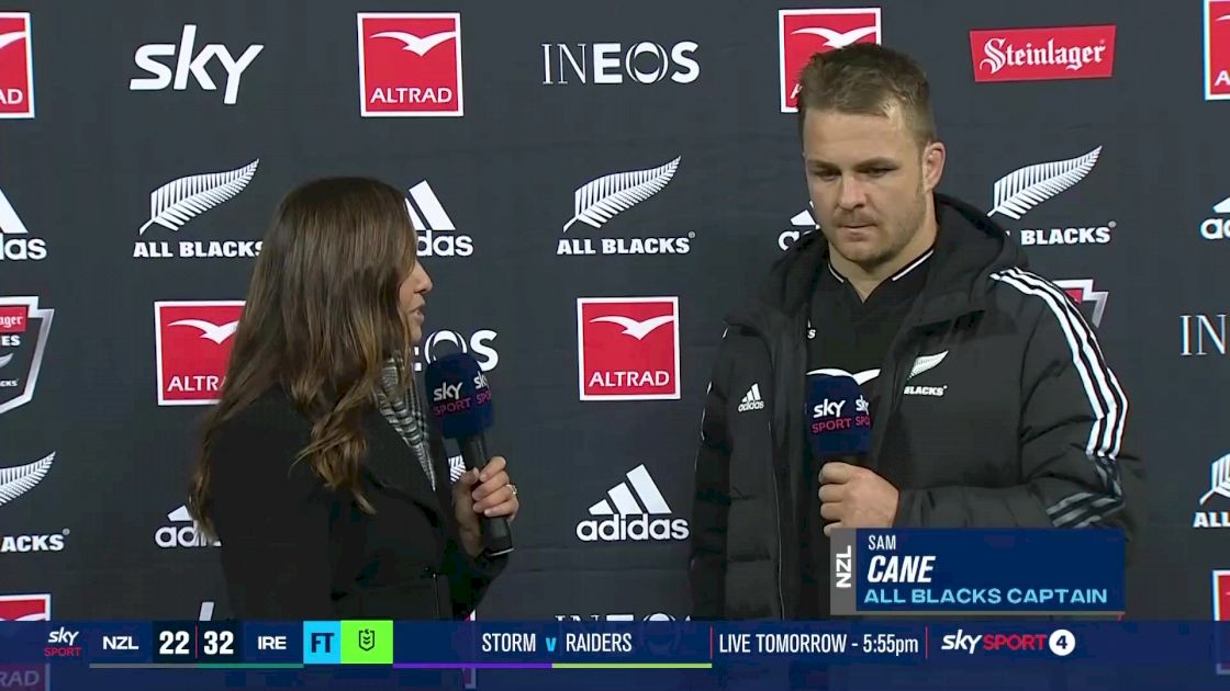 All Blacks Captain Sam Cane "We're Extremely Disappointed"