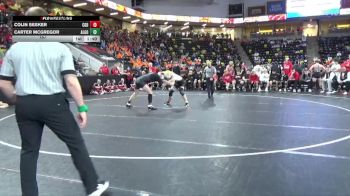157 lbs Quarterfinal - Carter McGregor, Algona vs Colin Sesker, Clarion-Goldfield-Dows