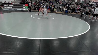 138 lbs Cons. Round 1 - Brady Forkin, Lafayette High School vs Davis Jodts, Blue Valley Northwest