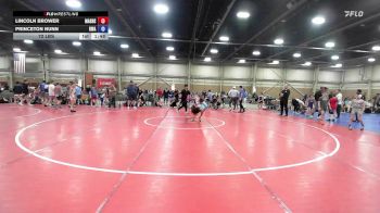 72 lbs Rr Rnd 7 - Lincoln Brower, Mat Assassins White - BK6E vs Princeton Nunn, Roundtree Wrestling Academy - BK6E