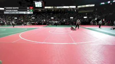 80 lbs Cons. Round 4 - Jaycob Hyman, ELR1 vs Andrew Martin, STOA
