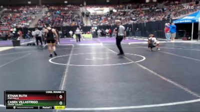 106 lbs Cons. Round 4 - Casen Villastrigo, Crook County vs Ethan Ruth, Post Falls