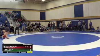 133 lbs Quarters & Wb (16 Team) - Liam Logue, Coast Guard vs Scotty Richter, Williams College