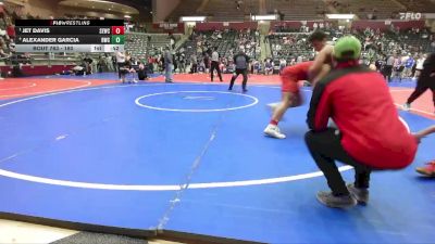 160 lbs 3rd Place Match - Jet Davis, Springdale Elite Wrestling Club vs Alexander Garcia, Bentonville Wrestling Club