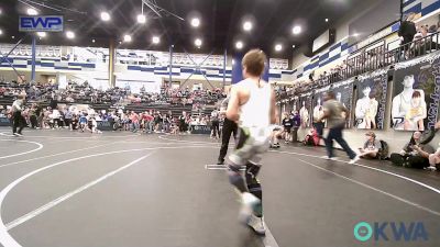 90-105 lbs Semifinal - Dillinger Garrett, Geary Youth Wrestling vs Creed Rolan, Standfast OKC