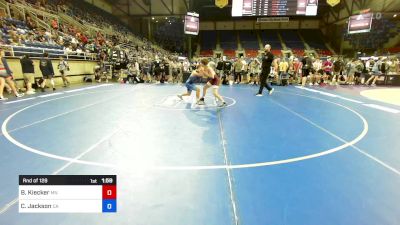 113 lbs Rnd Of 128 - Brett Kiecker, MN vs Cameron Jackson, CA