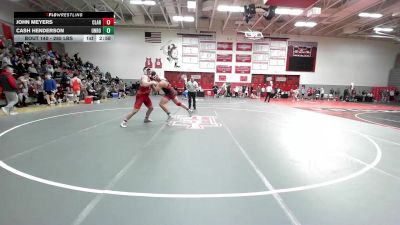 285 lbs Round Of 16 - John Meyers, Clarion - Unatt vs Cash Henderson, Unrostered