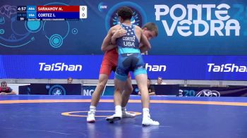 55 kg 1/4 Final - Maxim Sarmanov, Moldova vs Isaiah Michael Cortez, United States