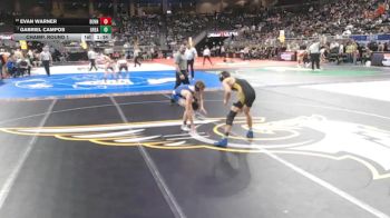 Champ. Round 1 - Gabriel Campos, Gretna East vs Evan Warner, Bennington