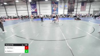 132 lbs Round Of 128 - Ashton Gamboa, TX vs Stetson Collins, NC