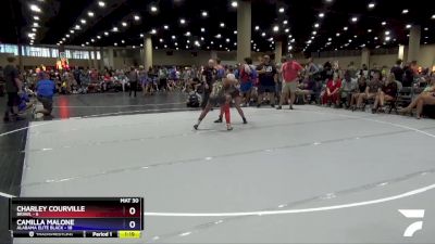 110 lbs Round 1 (6 Team) - Camilla Malone, Alabama Elite Black vs Charley Courville, BRAWL