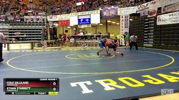 285 lbs Champ. Round 1 - Cole Gilliland, Hoisington vs Ethan Starrett, Cherryvale