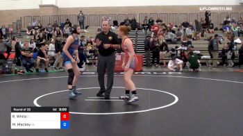 57 kg Round Of 32 - Riley White, Team Florida vs Morgan Mackey, Team Nevada