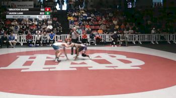 132 lbs 1st Place Match - Braxton Eason, Father Ryan High School vs Jaxon Lane, McCallie School