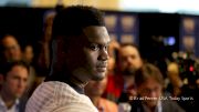 Zion Williamson & Ja Morant At NBA Media Day