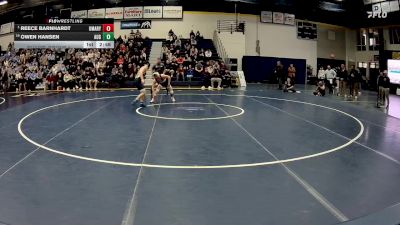 133 lbs Champ. Round 1 - Reece Barnhardt, UMary vs Owen Hansen, Augustana (SD)