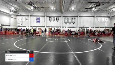 87 lbs Semifinal - Mason Irwin, All I See Is Gold Academy vs Chase Millan, Unattached, NJ