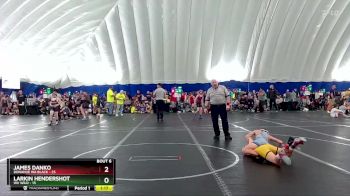 84 lbs Round 2 (8 Team) - James Danko, Donahue WA Black vs Larkin Hendershot, WV Wild