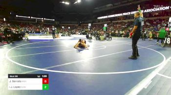 126 lbs Round Of 64 - Jaime Serrato, Highland (SG) vs Jeff Lopez, Clovis West