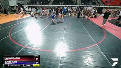 120 lbs Semis & Wb (16 Team) - Maliyah Garcia, Idaho vs Claire Hume, Washington 3