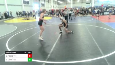 116 lbs Quarterfinal - Gage Palace, Payson WC vs Jovanni Lopez, Sabercat WC