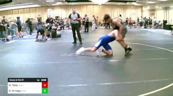 165 lbs Consi Of 64 #1 - Nicholas Tatar, Cvbjj vs Daniel Arriaga, Hesperia HS