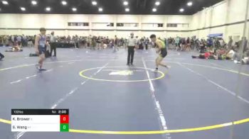 132 lbs Prelims - Kole Brower, IL vs Sean Wang, NY