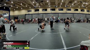 120 lbs Round 2 (4 Team) - Micah Garcia, Rough House vs John Trak, Hanover Hawkeye