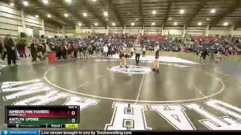 125 lbs Champ. Round 2 - Kaitlyn Updike, Hillcrest vs Kimberlynn Fowers, Copper Hills