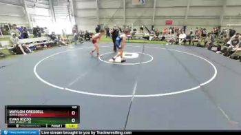 160 lbs Round 5 (6 Team) - Waylon Cressell, North Dakota vs Evan Rizzo, Ohio Scarlet