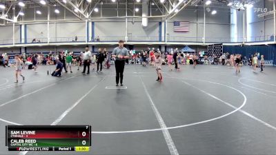 56 lbs Round 5 (6 Team) - Caleb Reed, Capital City WC vs Sam Levine, CTWHALE