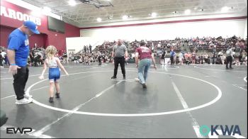 40 lbs Rr Rnd 3 - Vivian Manley, Perry Wrestling Academy vs Presley Edge, Piedmont
