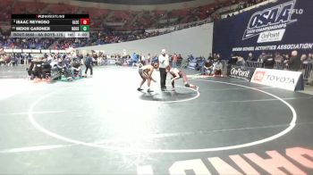 6A Boys 175 lbs Champ. Round 1 - Isaac Reynoso, Glencoe Boys vs Mekhi Gardner, Roosevelt Boys